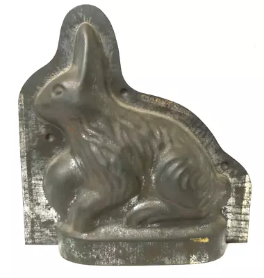 Rabbit Pudding Tin Chocolate Mold Vintage Missing Clip German? ZZ22 • $74.99