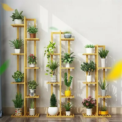 $37.97 • Buy Corner Flower Shelf Storage Shelving Rack Unit Home Garden Plant Display Stand