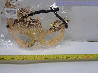 Phoenix Gold Masquerade Mask Venetian Metal #X002D1XI6X • $11.98