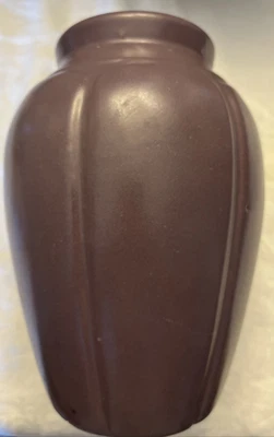 $150 • Buy Zanesville Stoneware 1930s Vintage Art And Craft Pottery Plum Ceramic Vase #795