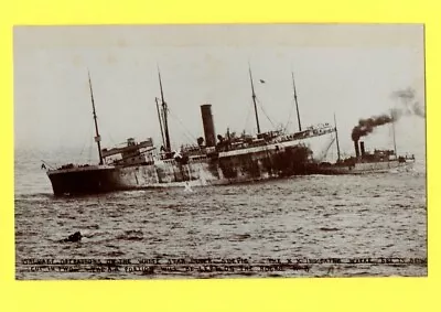 £23.95 • Buy Shipwreck  Suevic  Salvage Operations Maenheere Rocks Lizard RPPC By Bragg R732