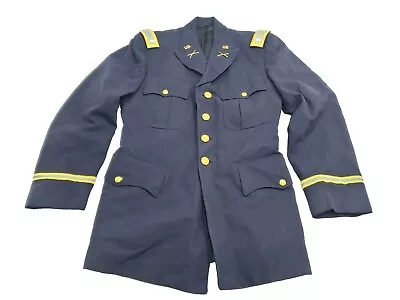 Vintage 1960s US Army Military Service Dress Blue Uniform Jacket • $34.99