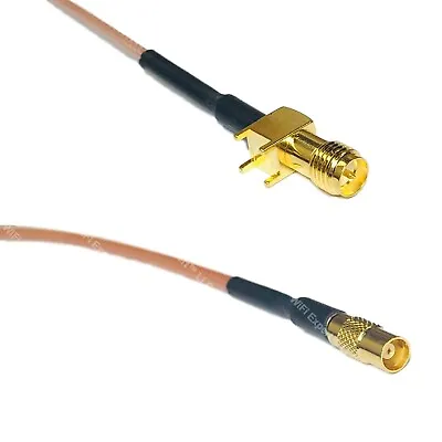 RG178 RP-SMA Female PCB To MCX FEMALE Coax RF Cable USA-Ship • $17.74