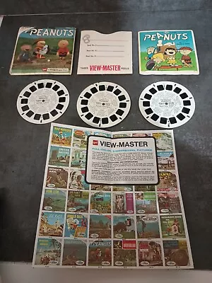 Set Of Three View-Master Reels Peanuts 1966 • $10