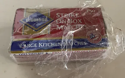$15.88 • Buy Vintage - Diamond Strike On Box Large Kitchen Matches USA NEW IN PACKAGE