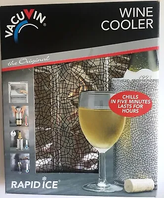 $27.99 • Buy Vacuvin Wine Cooler Rapid Ice New In Box (u)