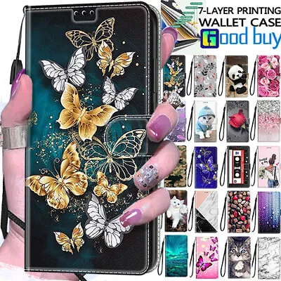 For Samsung Galaxy S23  FE Ultra S22 Plus S21 S20 Case Pattern Wallet Cover • $9.99