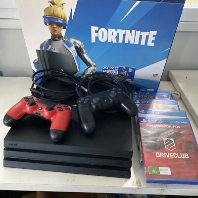 $399 • Buy Ps4 Pro 1TB Bundle, 2 Controllers, 4 GAMES, Original Box Free Postage