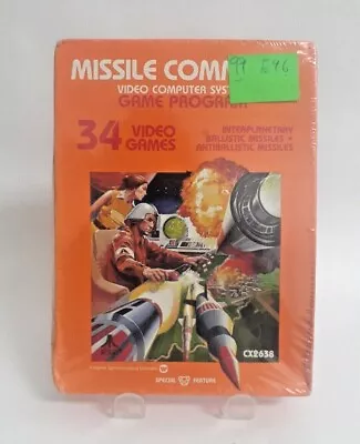 Missile Command For Atari 2600 Factory Sealed Complete CIB Authentic By Atari • $18.18