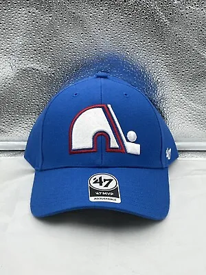 Quebec Nordiques NHL '47 Brand Throwback Blue MVP Adjustable Hat • $29.99