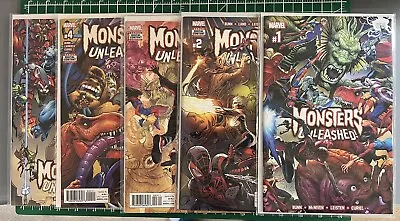 Monsters Unleashed 1-5 Complete Marvel Miniseries NM (2017) • $18.17