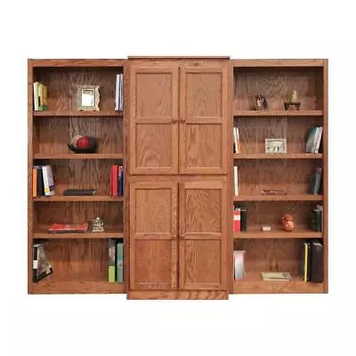 Concepts In Wood Bookcase 72  15-Shelf Adjustable Shelves Open Storage Dry Oak • $1258.27