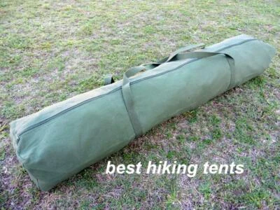 $37.05 • Buy NEW* Heavy Duty Long Canvas Steel Pole Carry Bag Camping Tent Tarp Awning 2 Size