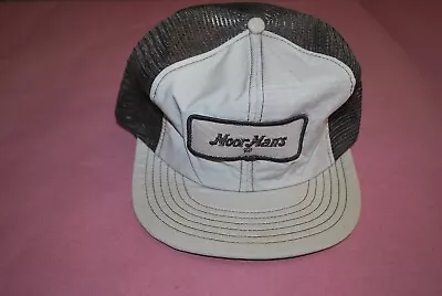 Vintage Moor Man's Embroidered Patch & Mesh Ball Cap Hat Snapback Baseball • $12