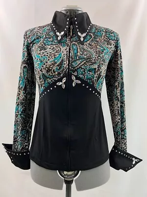 XXLarge Western Show Pleasure Rail Shirt Jacket Clothes Showmanship Horsemanship • $89.98