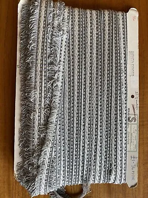 Upholstery Fringed Tassel Braid Trim Silver Grey Colour 23 Metres Long • £10