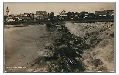 RPPC View Of Dam When Wild MARIETTA OH Ohio Vintage Real Photo Postcard • $14.99