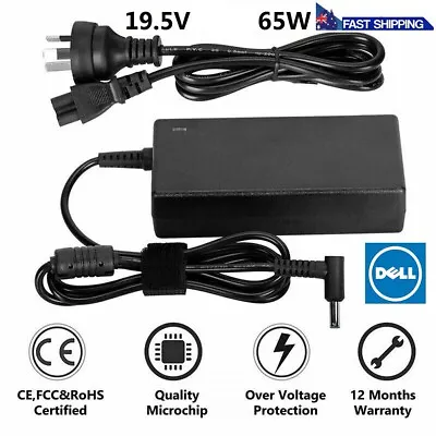 Notebook Laptop Power Adapter For Dell Inspiron 14/15/17 XPS 18 Series 19.5V 65W • $21.99