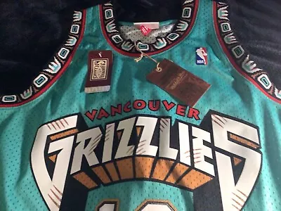 Mens Mike Bibby Vancouver Grizzlies Mitchell & Ness Jersey New Size XL • $75