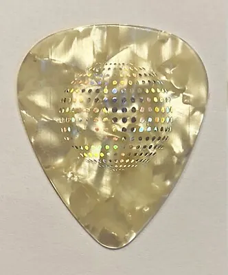 Madonna White Pearl Silver Foil Single-Sided Guitar Pick - 2006 Confessions Tour • $19.99