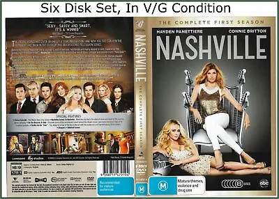 $2.20 • Buy NASHVILLE 💟 The Complete First Season 💟 R4 PAL 💟 V/G Condition ✅