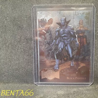 2015 Marvel Fleer Retro 🔥 Metal Blaster Black Panther Insert Card # 2 Of 42 • $29.99