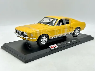 New Maisto 1:18 Scale Diecast Model Car - 1967 Ford Mustang GTA Fastback • $27.99