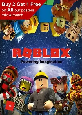 Roblox Game Poster A5 A4 A3 A2 A1 • £15.99