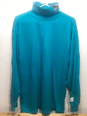 Vintage Starter  NHL San Jose Sharks Turtleneck Long Sleeve Shirt Men’s Medium • $25