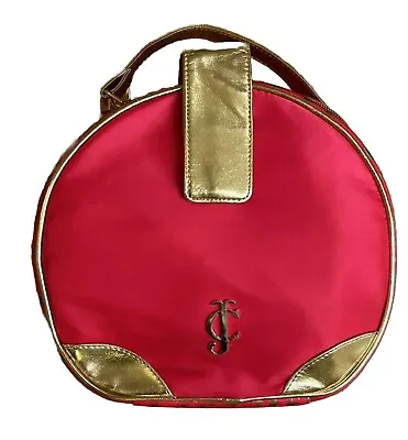 Juicy Couture Bright Pink And Gold Vanity Bag B0518 • $29.95