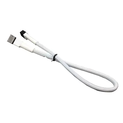 Darkside 3-Pin Fan Sleeved Extension Cable Male-Female 30cm White • $12.84