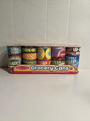 Melissa & Doug Let's Play House Grocery Cans 4088 Pretend Kitchen Food NEW • $13