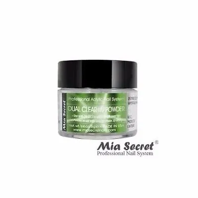 Mia Secret Acrylic Dual Clear UV Powder Professional Nail System 1 Oz • $10.99