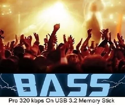 Bass House Music Back Catalogue 6000 High Quality DJ Friendly MP3’s (On USB) • £49.99