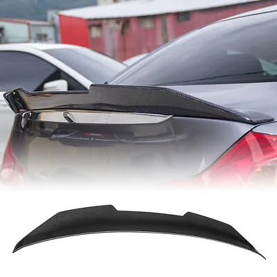 Fit Infiniti G35 G37 Sedan PSM Style Rear Trunk Spoiler Wing Lip Carbon Fiber US • $128.23