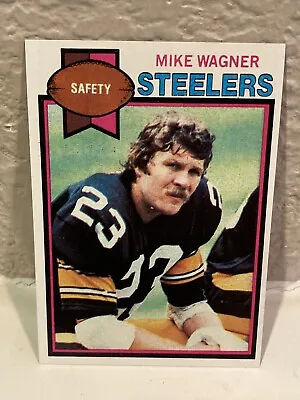 1979 Topps Football Mike Wagner Pittsburgh Steelers #165 Near Mint High Grade • $1.99