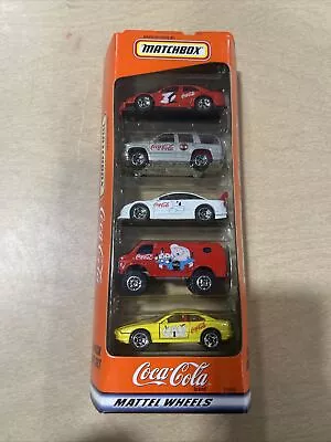 1998 Matchbox Coca-Cola 5-Pack Coke Polar Bears Van Chevy Tahoe Cars  • $11.99