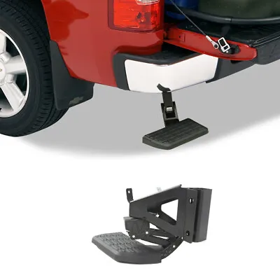 Rear Side Step For Ford F 150 2015-2022 Truck Bars Retractable Bed Step Black • $129.99