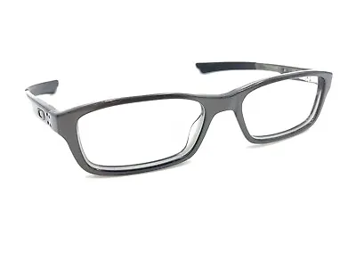 Oakley Bucket OX1060-0153 Polished Steel Gray Black Eyeglasses Frames 53-17 140 • $64.99