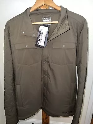 NWT KUIU  Base Camp Insulated Snap Shirt Mens XL 3DeFX Green Hunting Coat NEW • $80