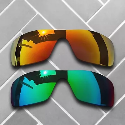 2 Packs Polarized Replacement Lenses For-Oakley Batwolf Sunglasses • $26.99