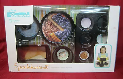 My First Kenmore 5 Piece Bakeware Set Kitchen Pretend Play Sears Cupcake Pie Pan • $19.95