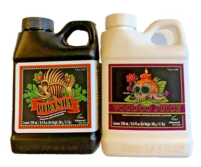 Advanced Nutrients Piranha & Voodoo Juice 250 Ml Bundle Deal In Stock • $46.50
