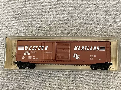 Micro-Trains Kadee N Scale Western Maryland 50' Box WM 35001 • $14.99