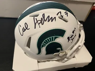 2023 Michigan State Spartans Signed Mini Football Helmet Cal Haladay Foster • $59.99