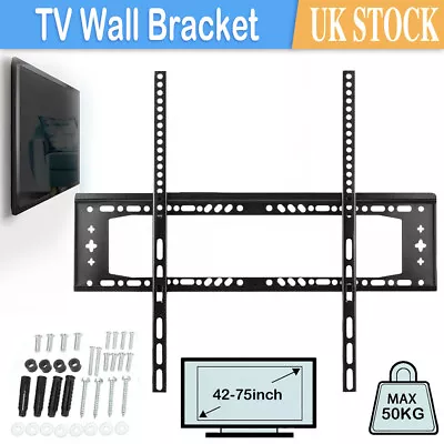 TV Wall Bracket Mount Suit For 42 46 47 49 50 52 55 60 70 75INCH SONY LG Samsung • £8.99