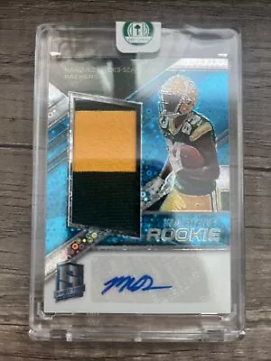 2018 Panini Spectra Marquez Valdes-Scantling RPA ROOKIE PATCH AUTO /75 Blue • $22.99