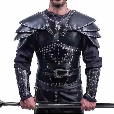 Medieval Viking Knight Shoulder Chest Armor Set Steampunk Breastplate NO Sword • $67