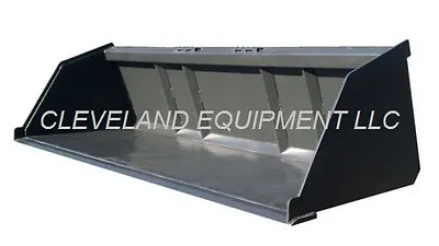 NEW 72  BULK MATERIAL MULCH BUCKET Snow Pusher Skid-Steer Loader Attachment 6' • $1395