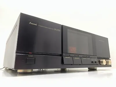 Sansui B-2102 Stereo Power Amplifier Hi End 400W RMS Vintage 1987 Work Good Look • £1166.85